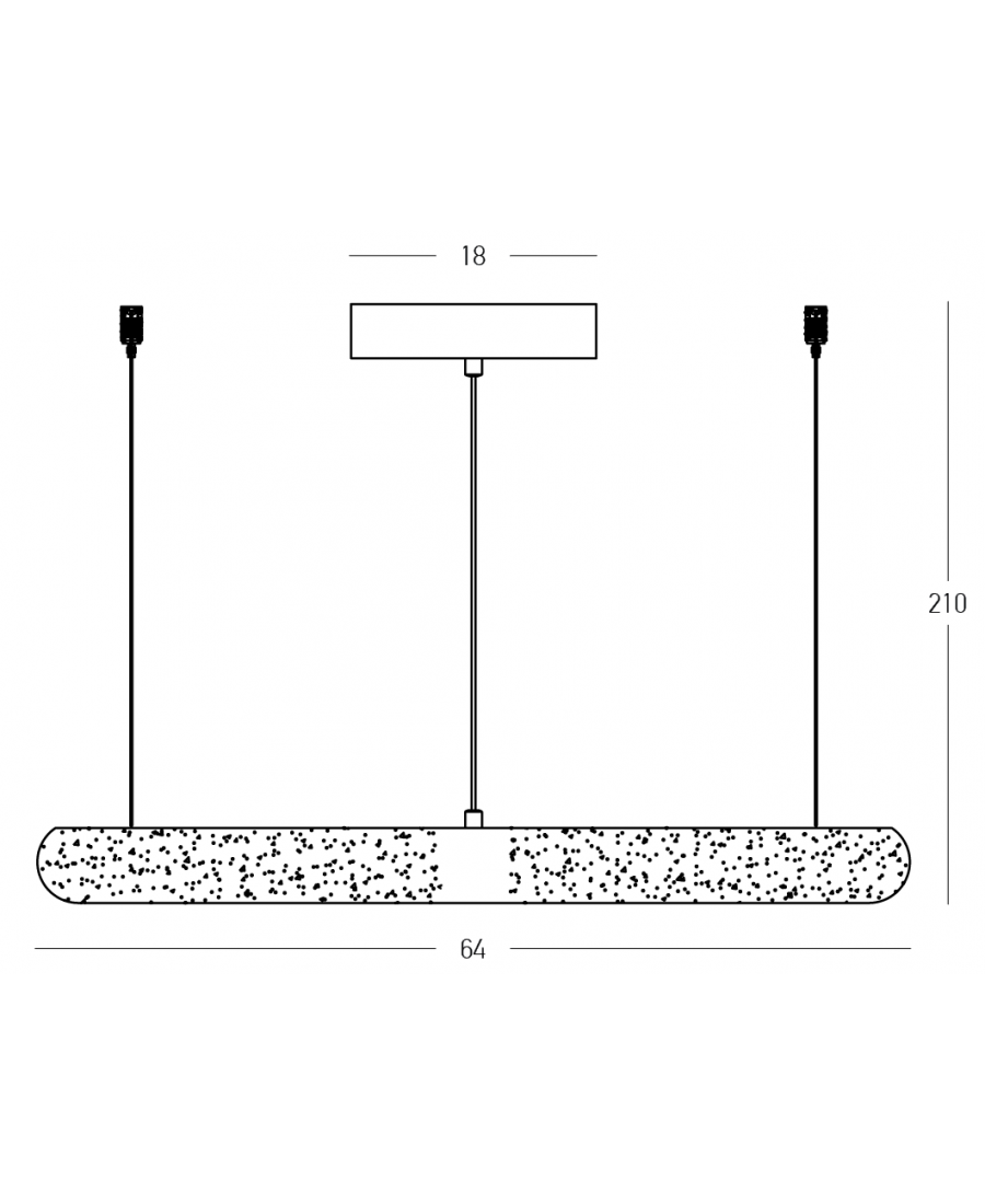 Lampa suspendata dimabila SERIATE