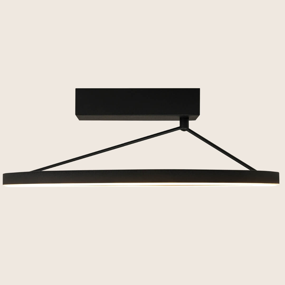 Plafoniera STRAVEN BLACK