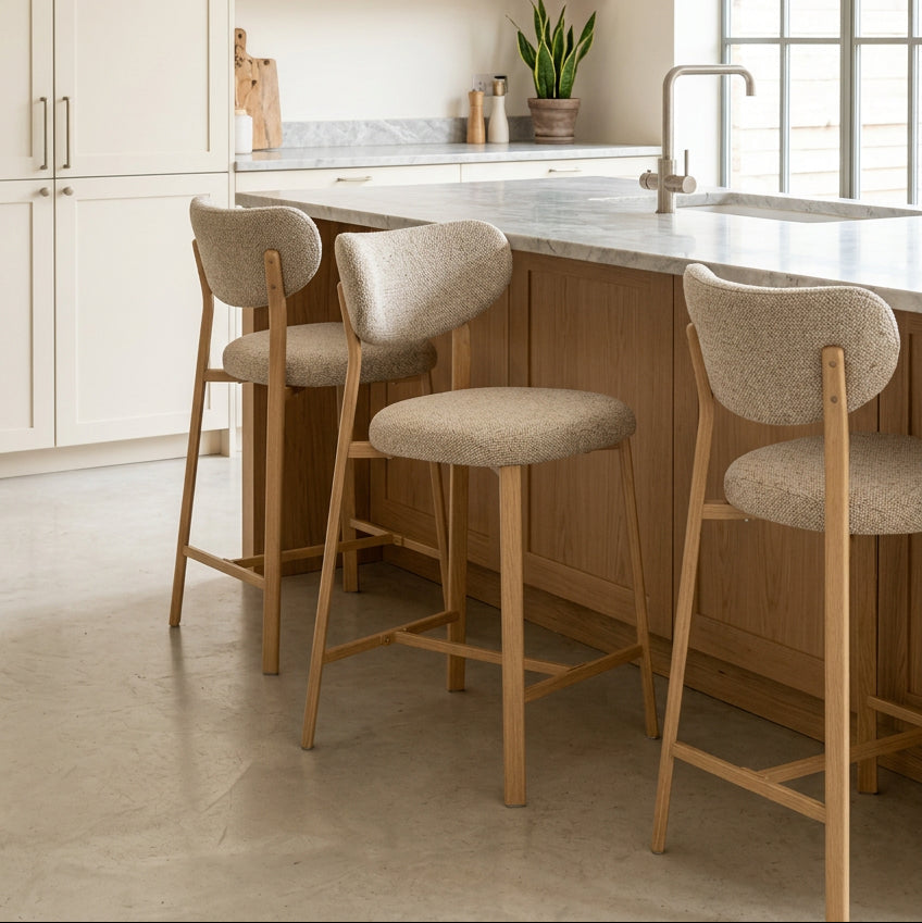 Scaun de bar SEDILE NATURAL LEGS H65 CM