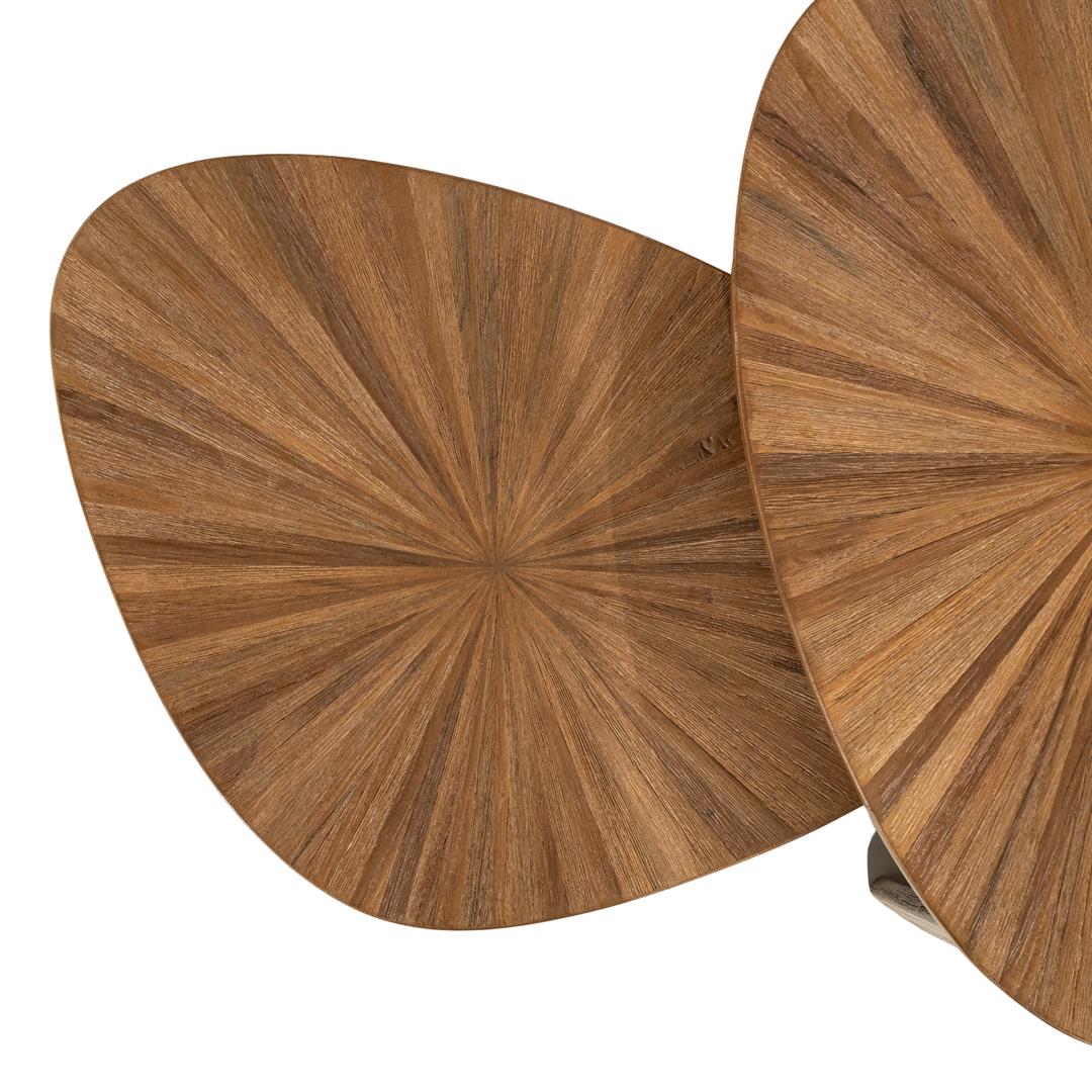 Set 2 masute de cafea TALVER 69x49x42/69x49x34 CM
