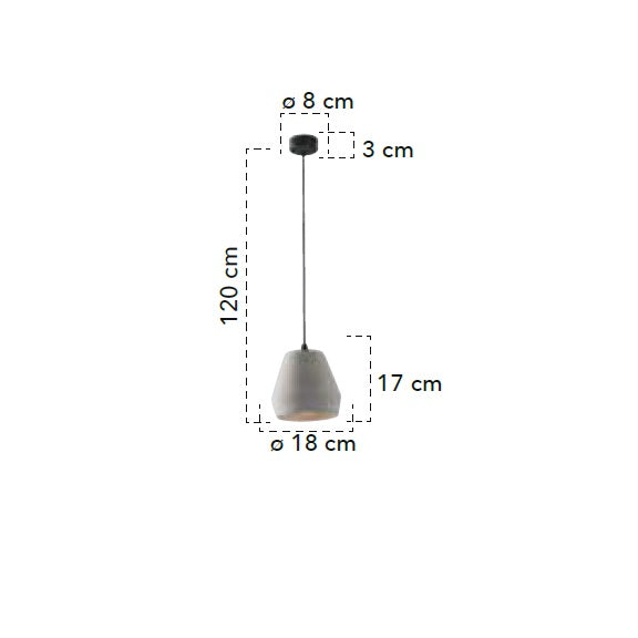 Lampă suspendată NADO-S18