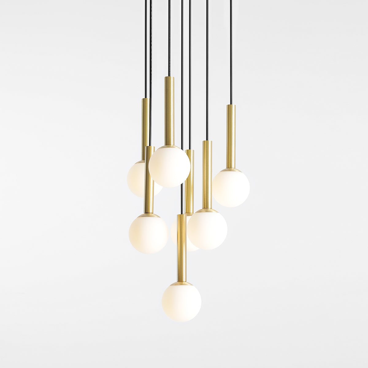 Lampa suspendata GUIRA 7 BLACK