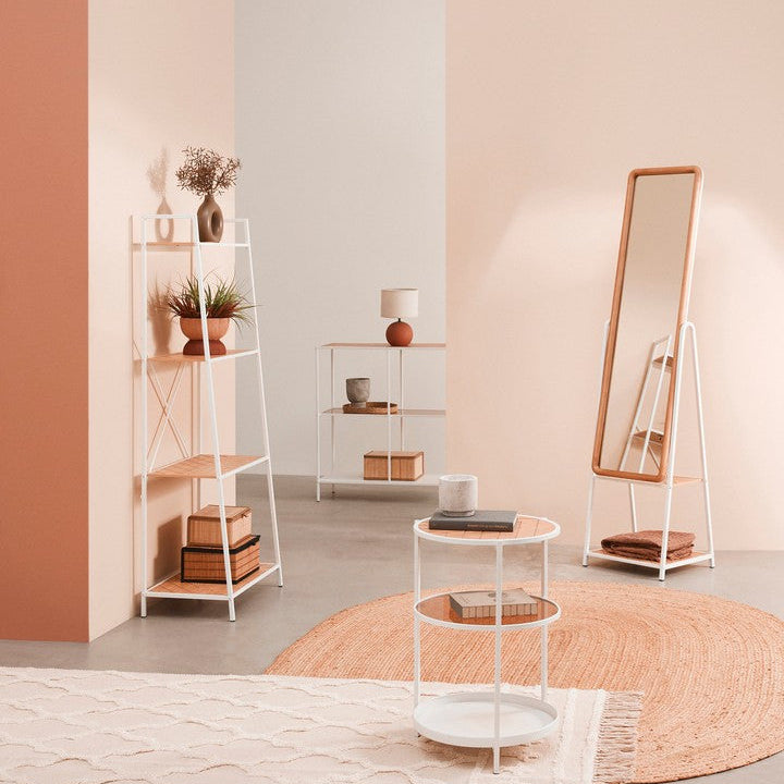 Masuta de cafea OMAG WHITE Ø40 x 60 CM