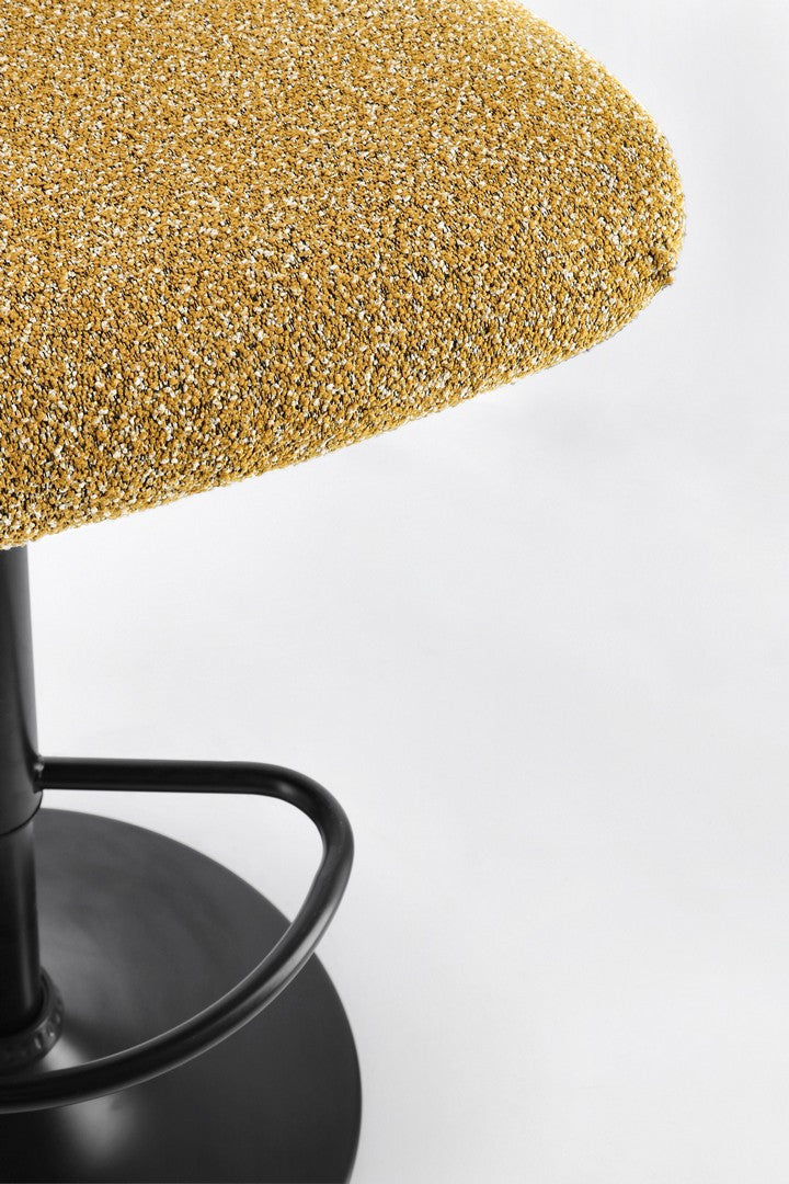 Scaun de bar RASTEL BLACK H60/81 CM