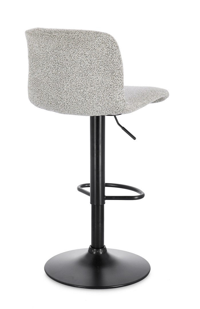 Scaun de bar RASTEL BLACK H60/81 CM