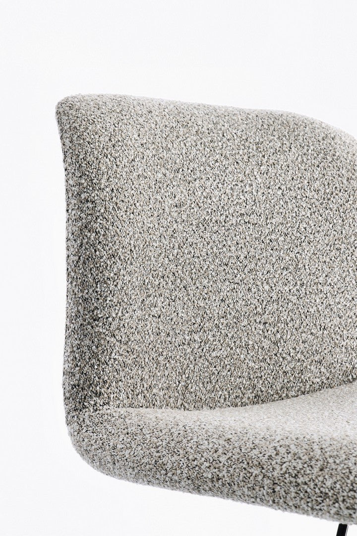 Scaun de bar RASTEL BLACK H60/81 CM