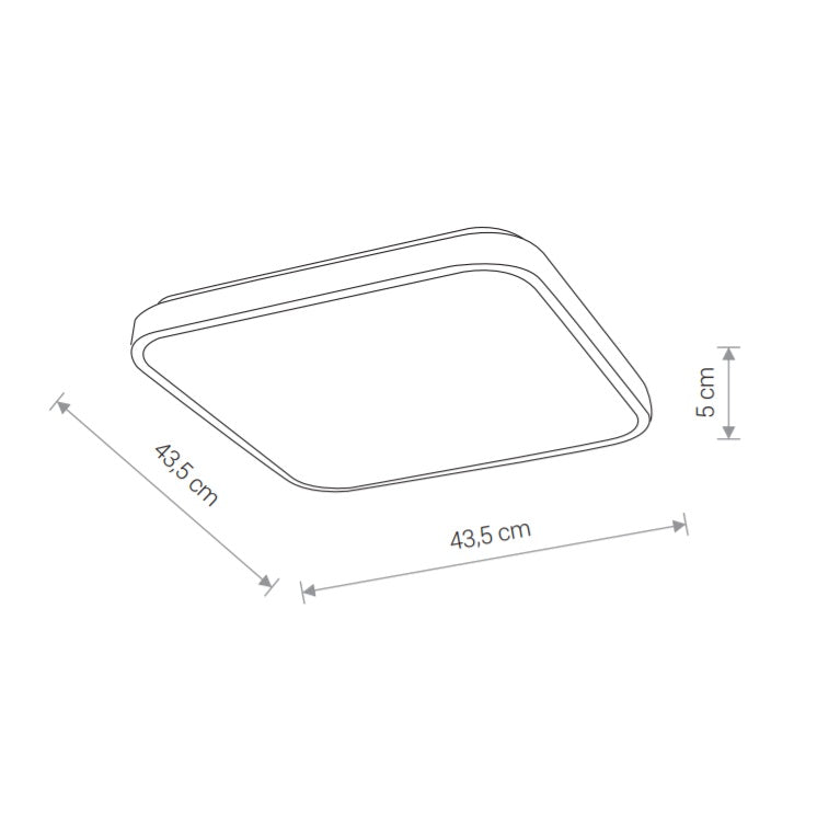 Plafoniera AGNIS SQUARE M 3000