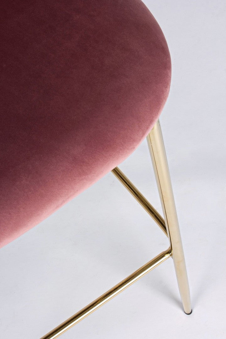 Scaun de bar CARE VELVET H74 CM