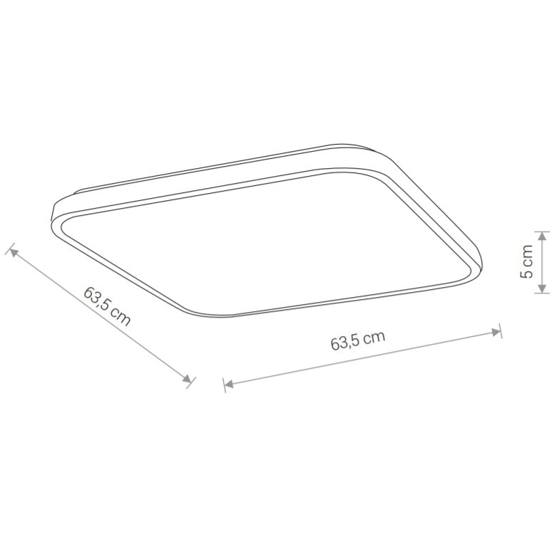 Plafoniera AGNIS SQUARE L 4000