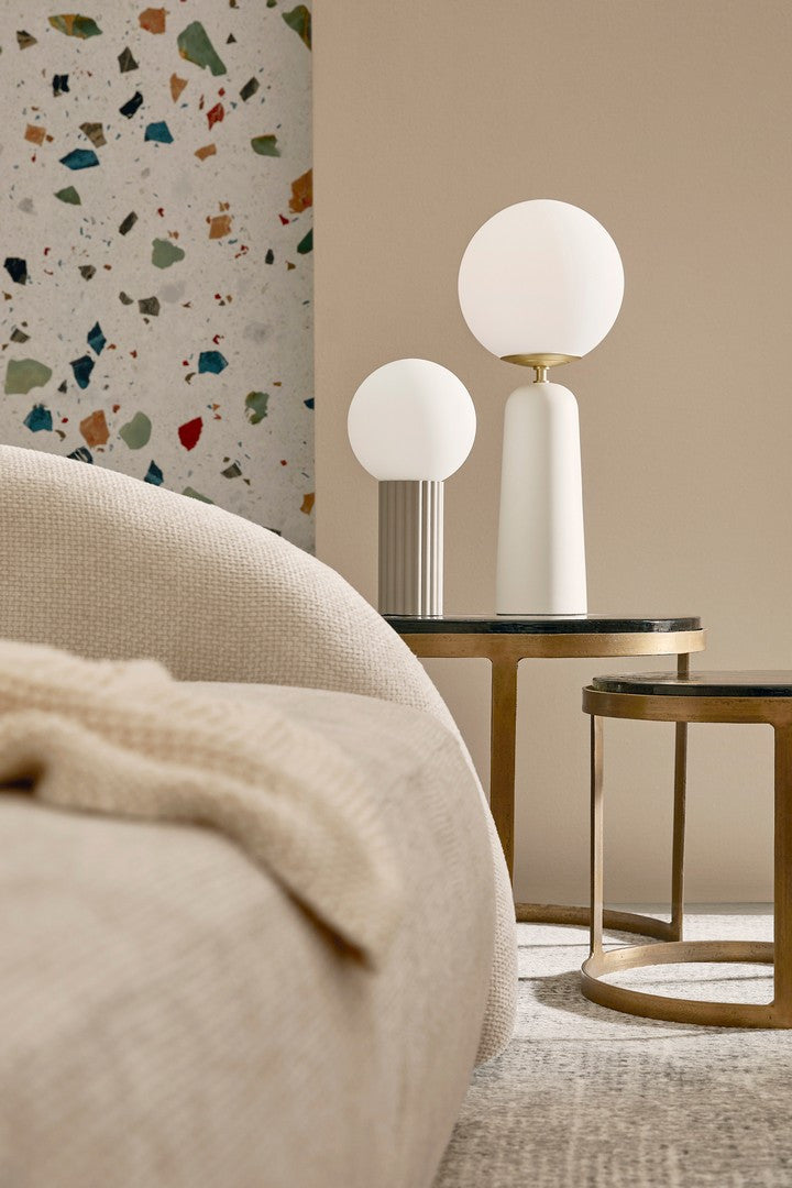 Set 2 masute de cafea NORELA BRASS Ø38/54 x 35/42 CM