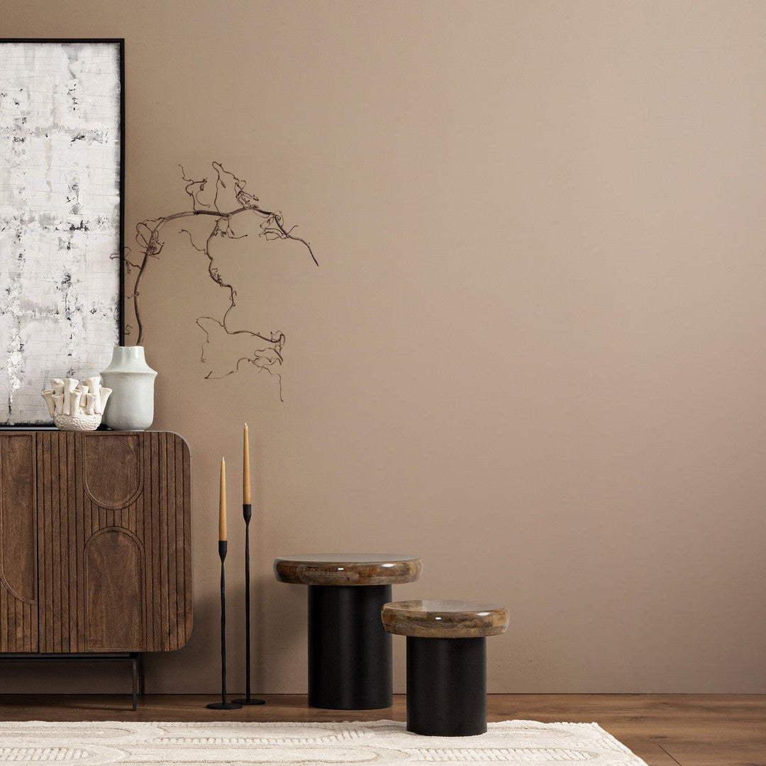 Set 2 masute de cafea BELORO Ø35/45 x 34/44 CM