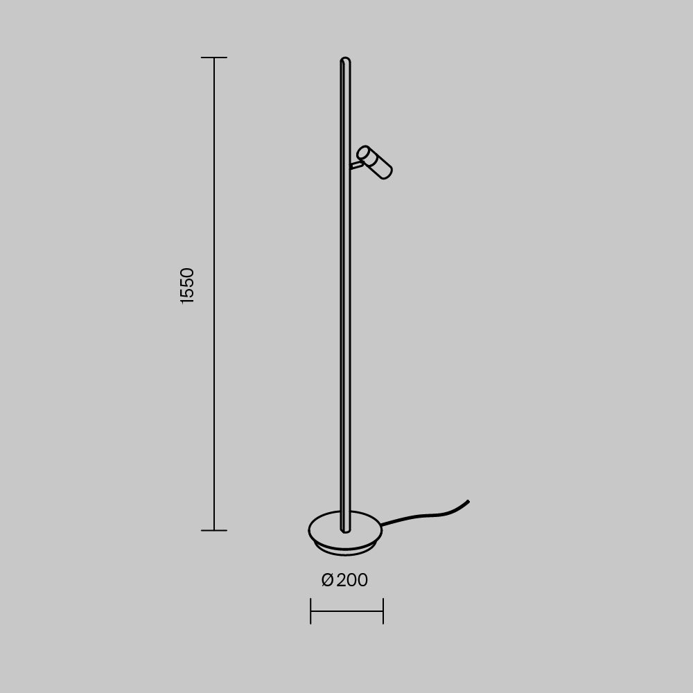 Lampadar dimabil THIN