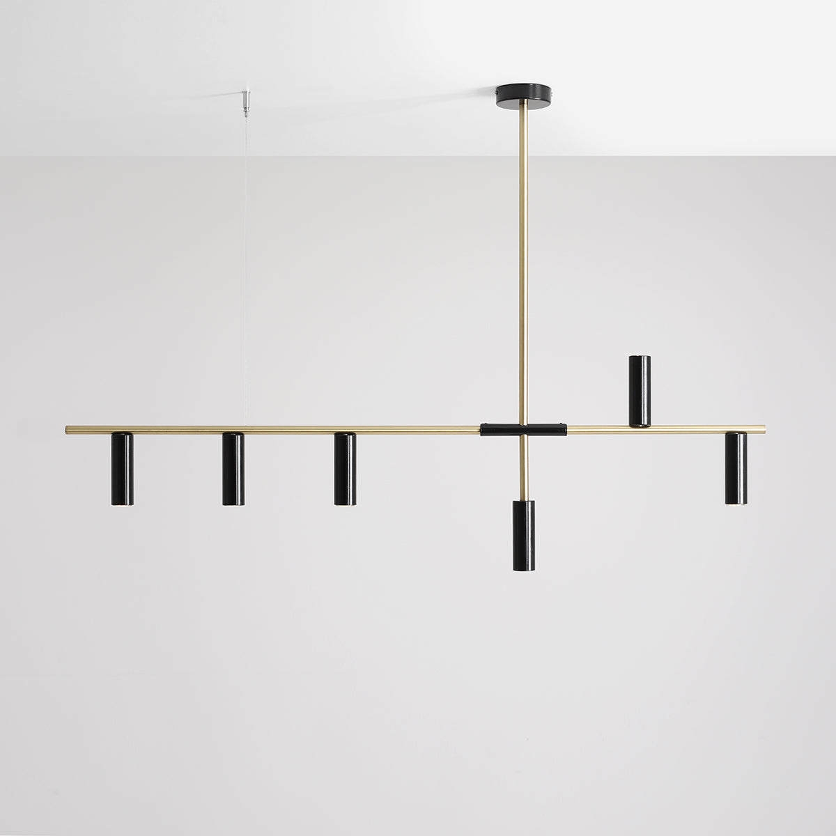 Lampa suspendata VERAN 6 BRASS