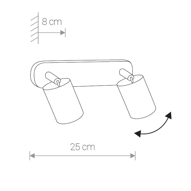 Spot aplicat VASTRA 2