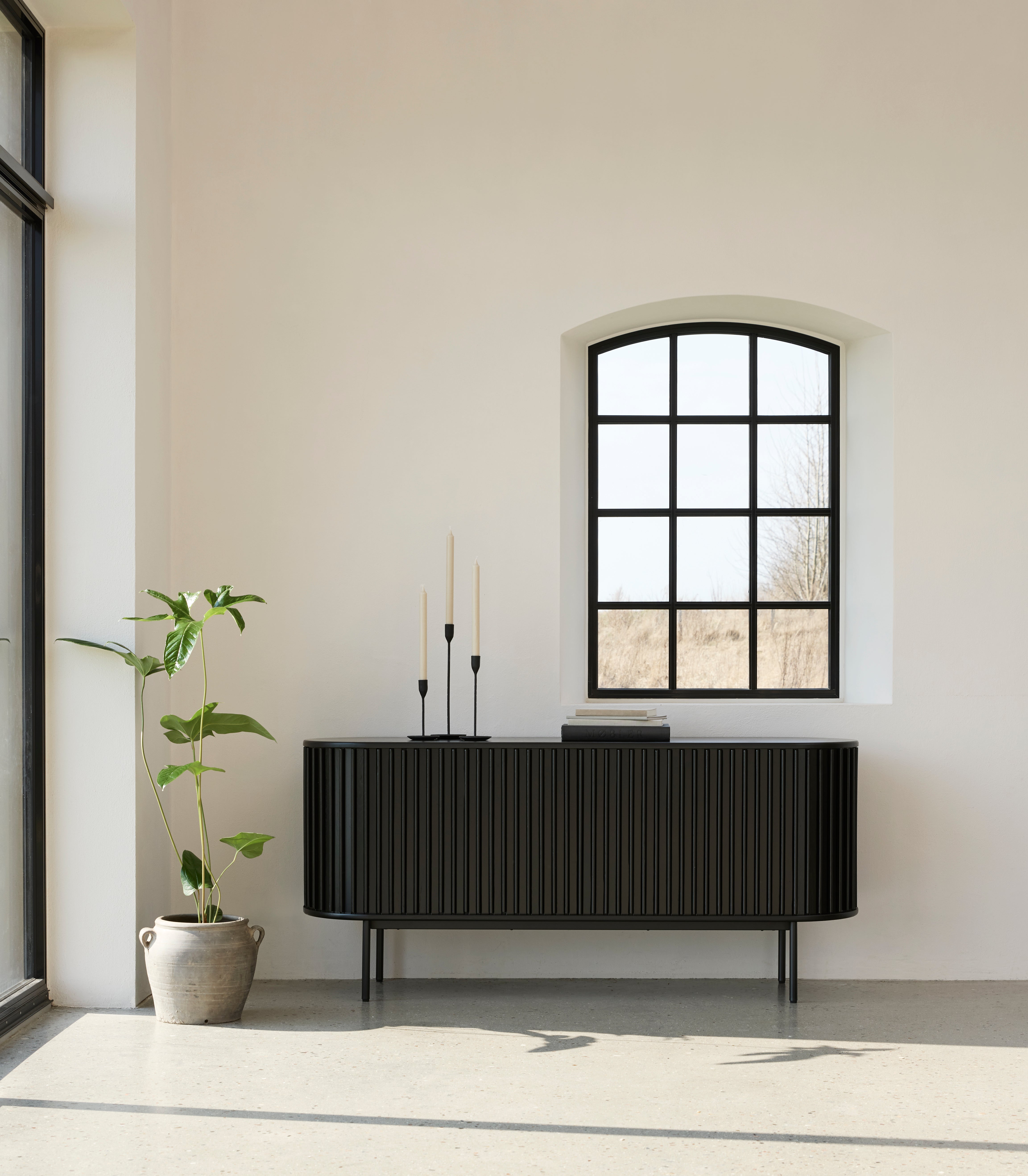 Comoda NUBA BLACK 160 x 45 x 73 CM