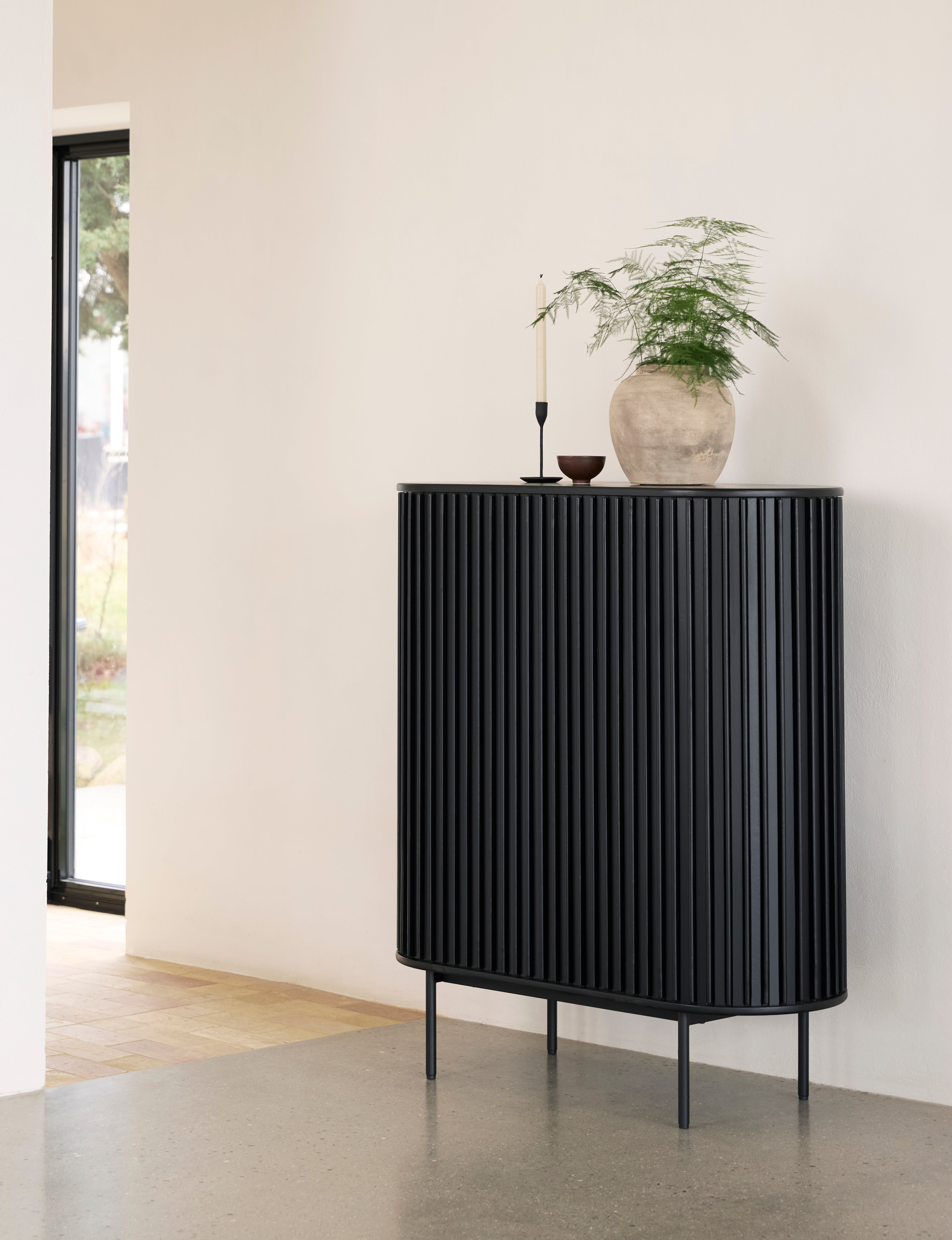 Cabinet NUBA BLACK 110 x 45 x 125 CM