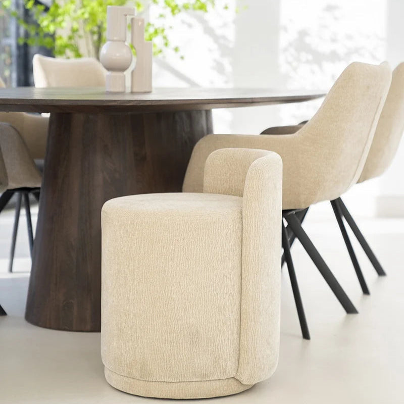 Taburet VALISA TAUPE 43 x 48 x 63 CM