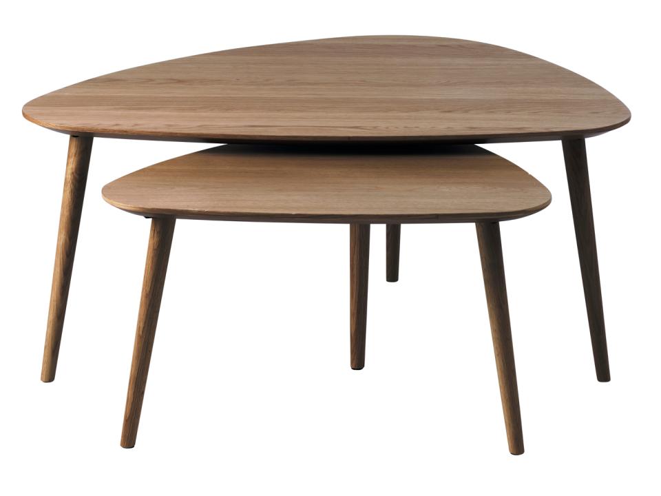 Set 2 masute de cafea LEVION 52x70x41/70x100x45 CM