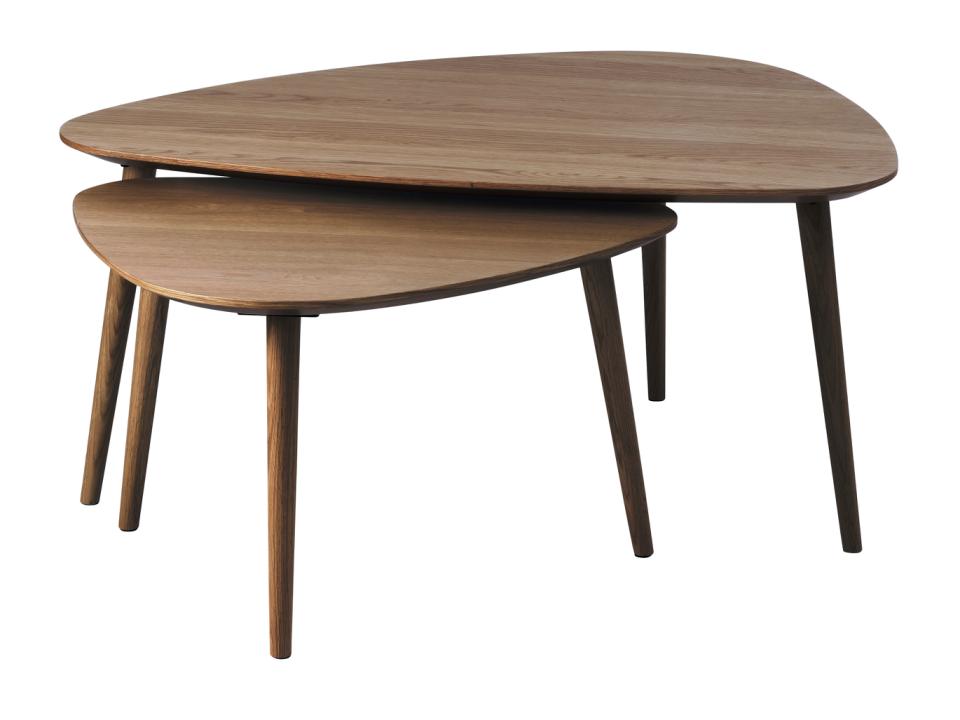 Set 2 masute de cafea LEVION 52x70x41/70x100x45 CM