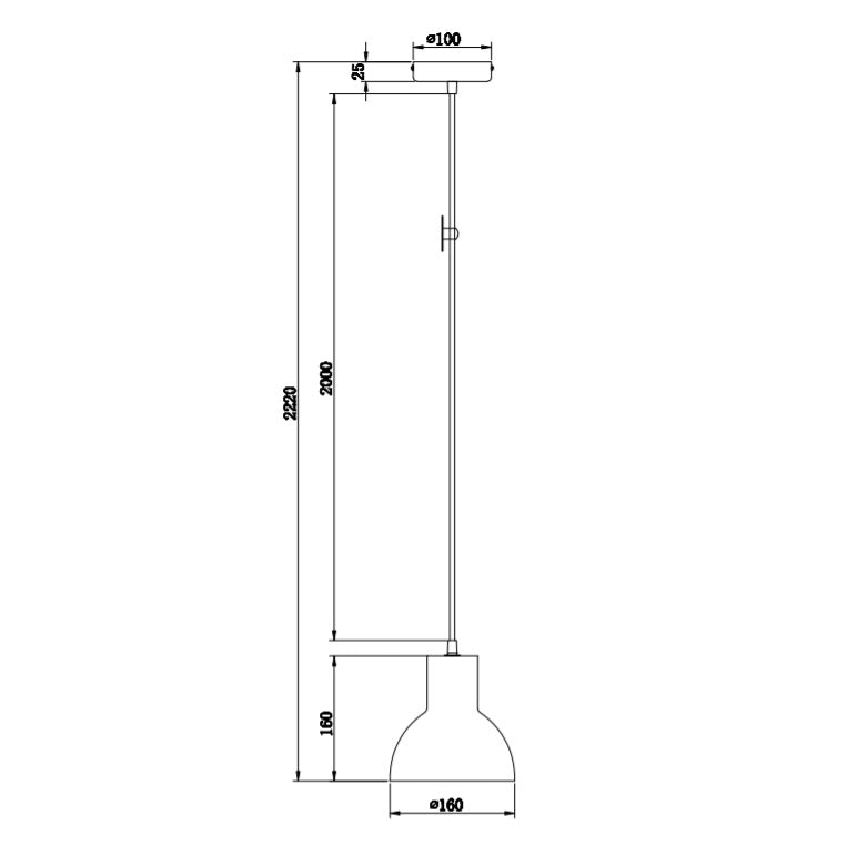 Lampă suspendată BRON