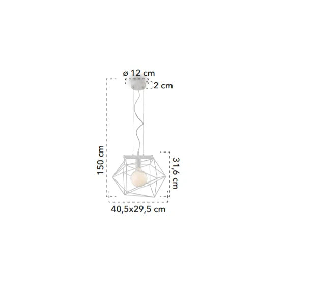 Lampă suspendată ABRAXAS 1L
