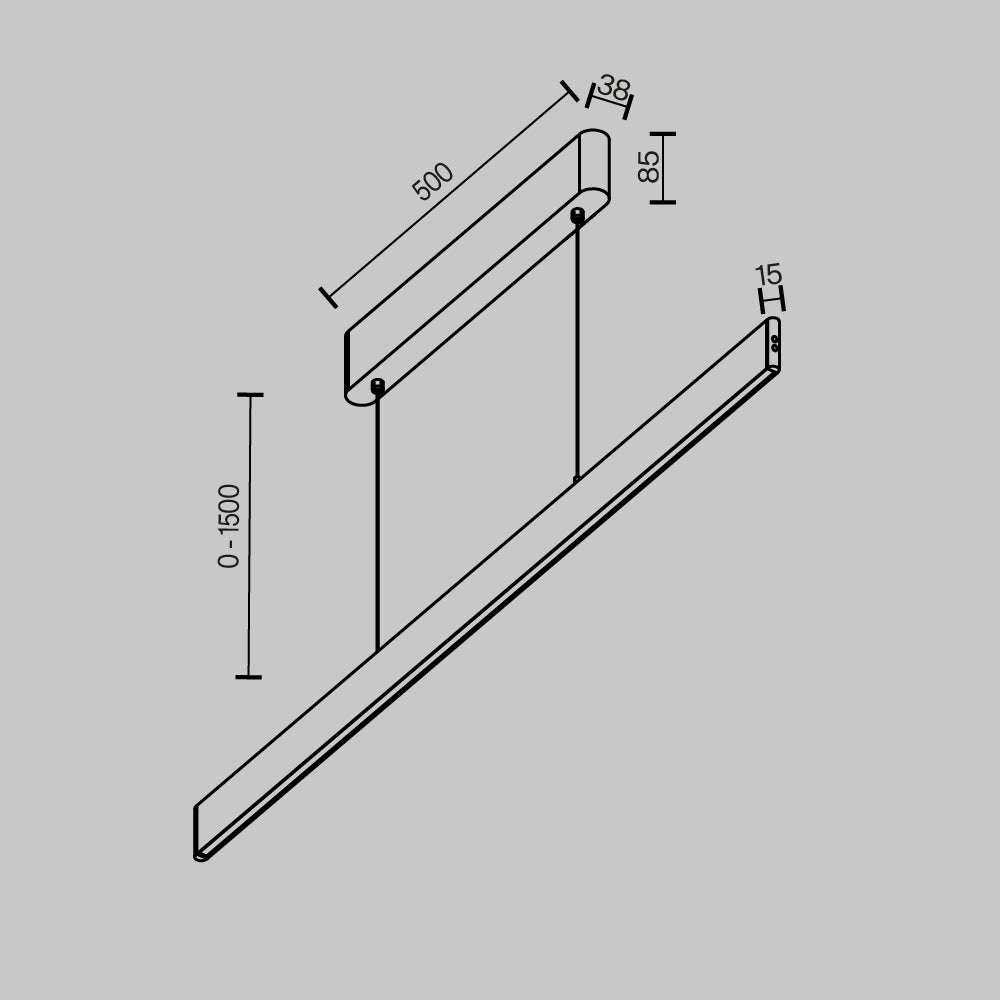 Lampa suspendata dimabila EUPHORIA