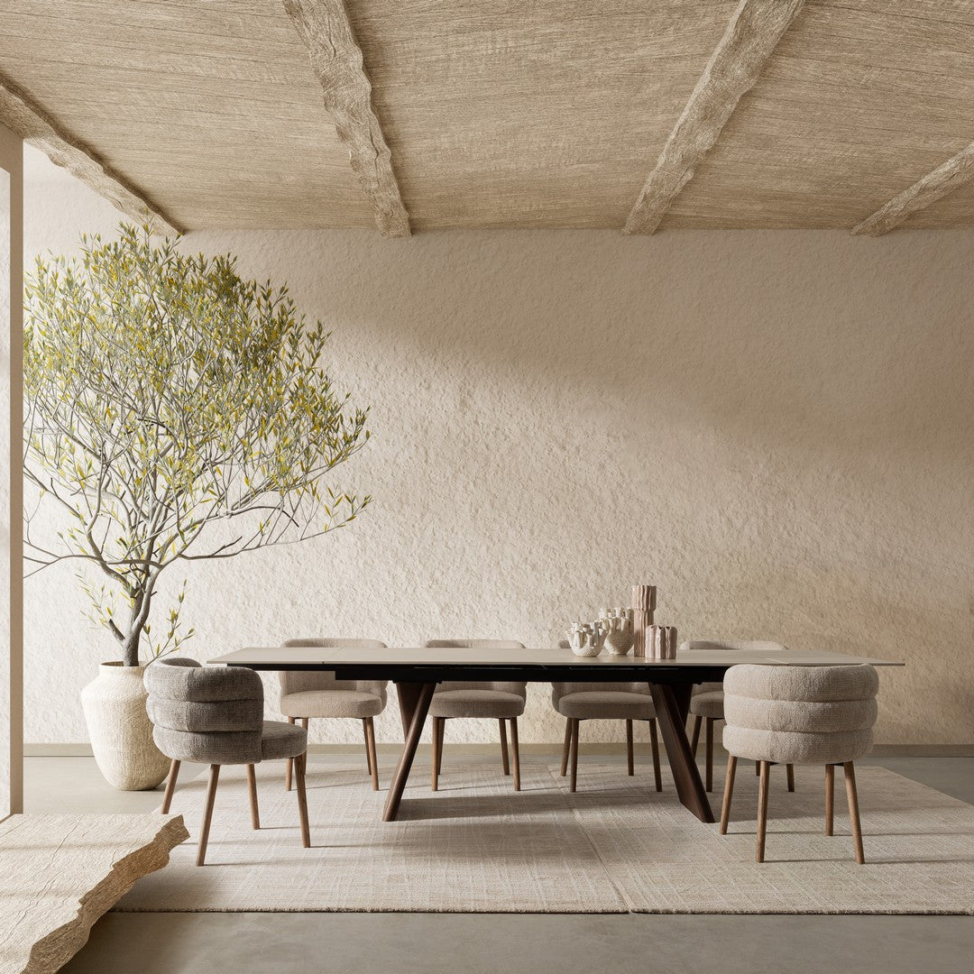 Masa extensibila DELIRA BEIGE 200(300) x 100 CM