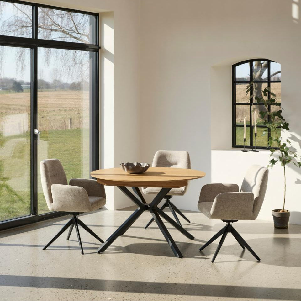 Masa extensibila EMVIL 120(170) x 120CM