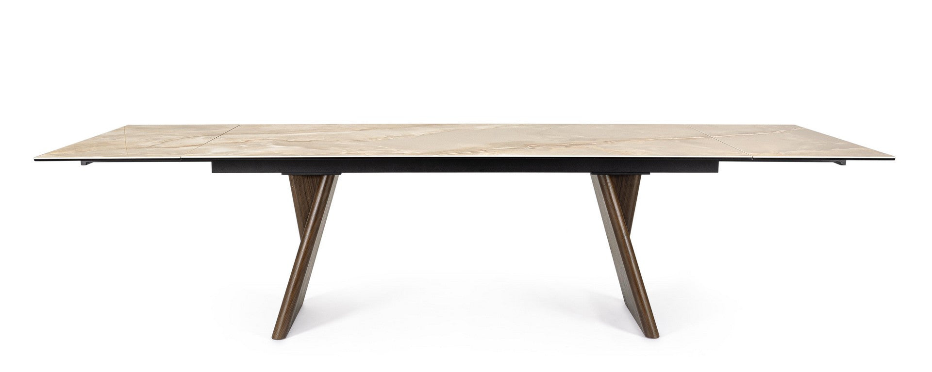 Masa extensibila MAIKKI WALNUT/ONYX 200(300) x 100 CM