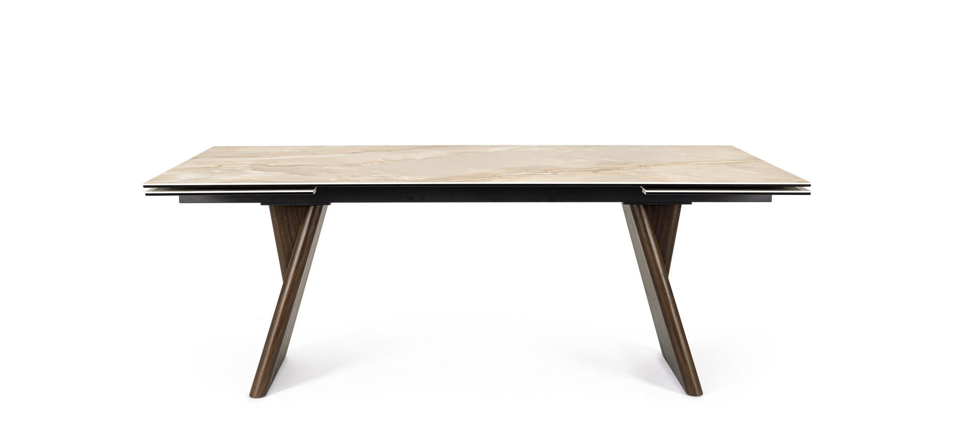 Masa extensibila MAIKKI WALNUT/ONYX 200(300) x 100 CM