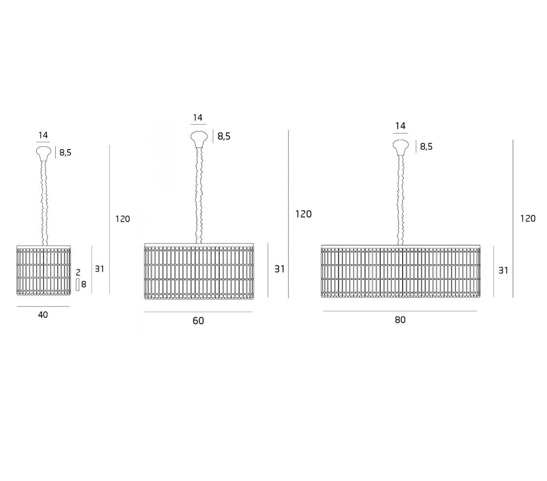 Lampă suspendată PUCCA