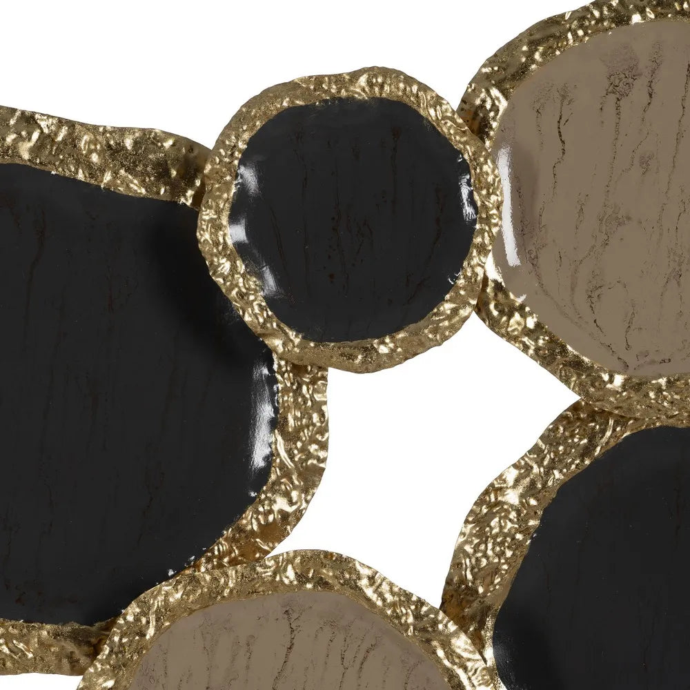 Decoratiune de perete LIMORA BEIGE-GOLD