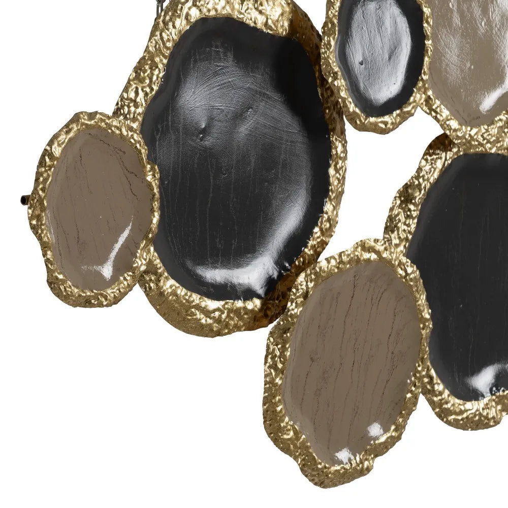 Decoratiune de perete LIMORA BEIGE-GOLD