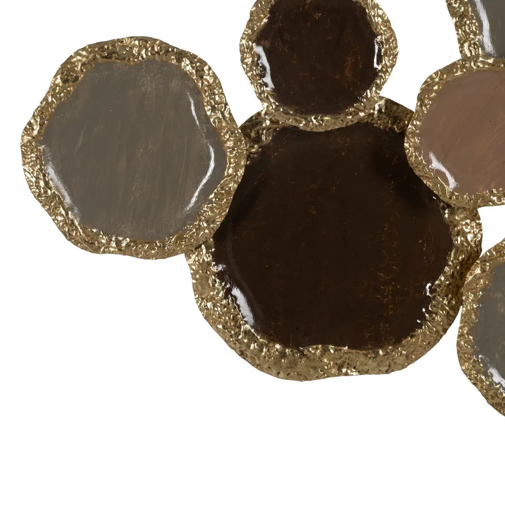 Decoratiune de perete LIMORA BROWN-GOLD