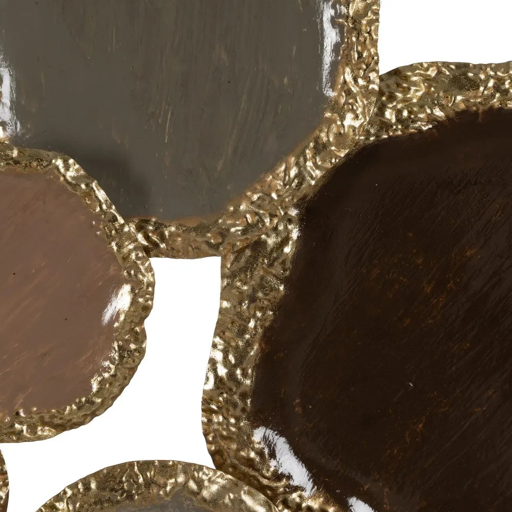 Decoratiune de perete LIMORA BROWN-GOLD