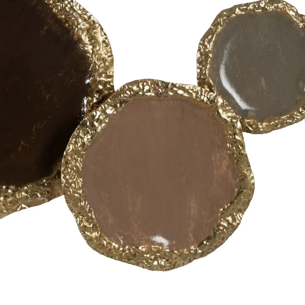 Decoratiune de perete LIMORA BROWN-GOLD