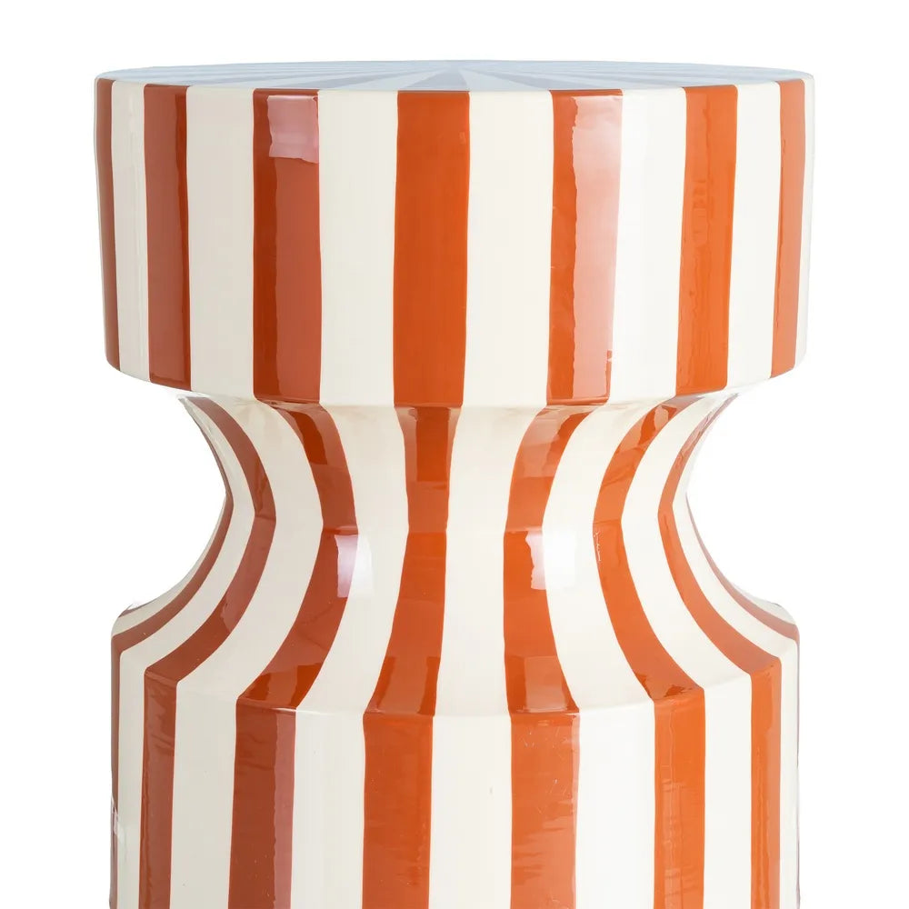 Masuta de cafea STRIPE TERRACOTTA 38X45,5 CM