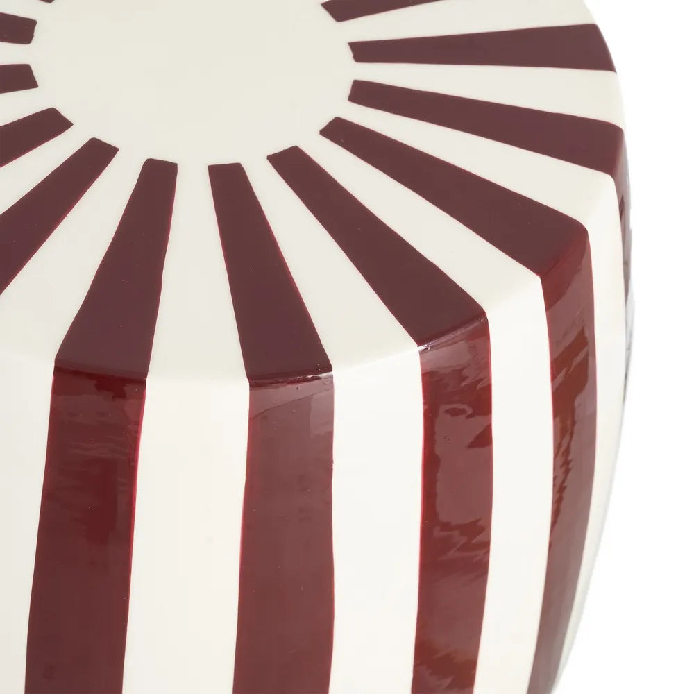 Masuta de cafea STRIPE BORDEAUX 35X46 CM