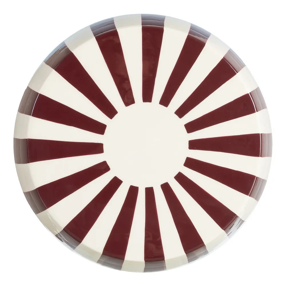 Masuta de cafea STRIPE BORDEAUX 35X46 CM