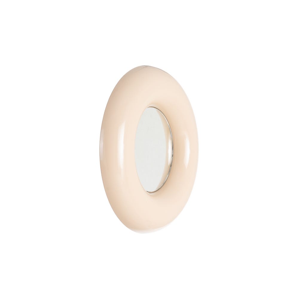 Oglinda de perete PRISMIO BEIGE Ø49 CM