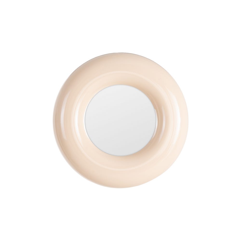 Oglinda de perete PRISMIO BEIGE Ø49 CM