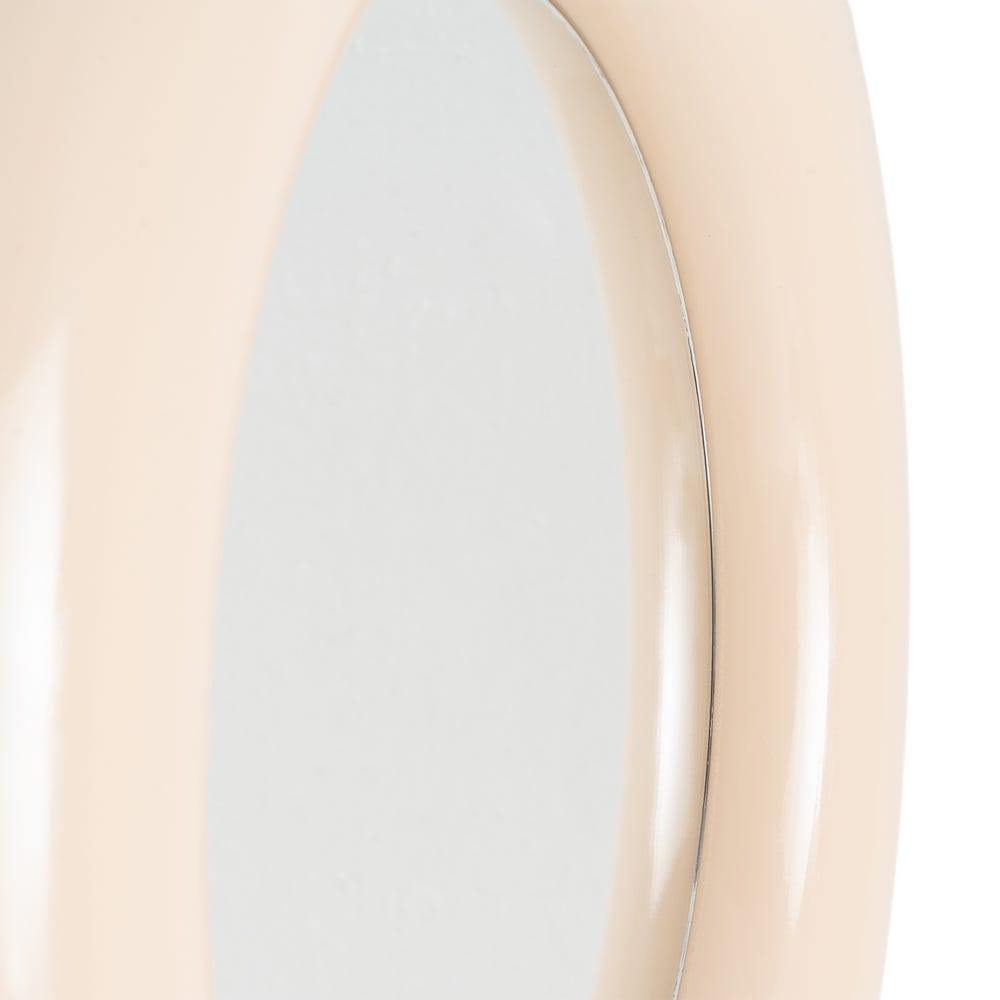 Oglinda de perete PRISMIO BEIGE Ø64 CM