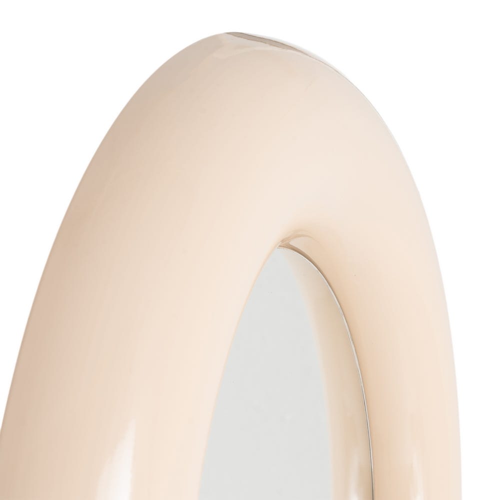 Oglinda de perete PRISMIO BEIGE Ø79 CM