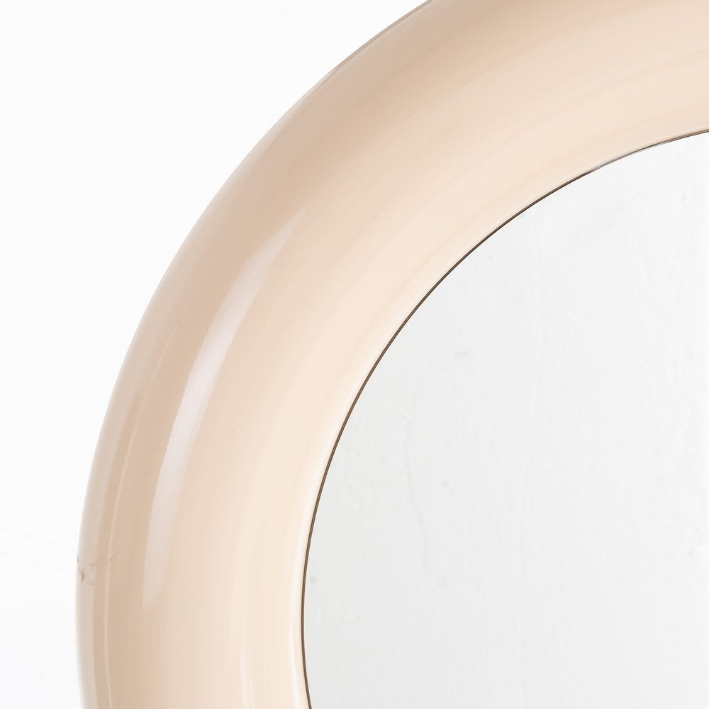 Oglinda de perete PRISMIO BEIGE Ø79 CM