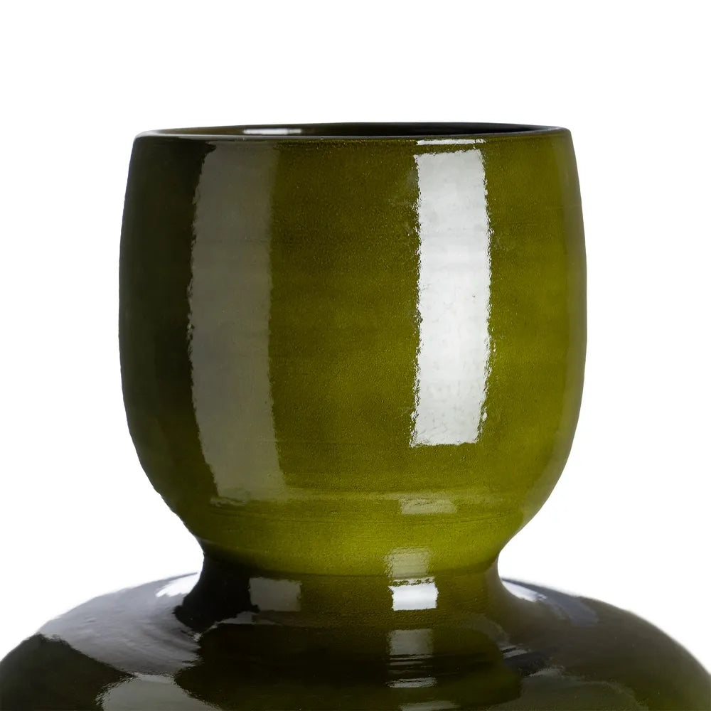 Vaza EVROND GREEN H50 CM