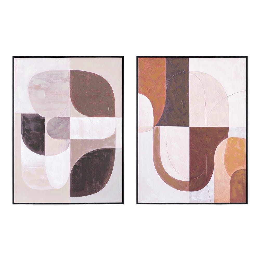 Set 2 tablouri CONTRASTE DUO 75 x 100 CM