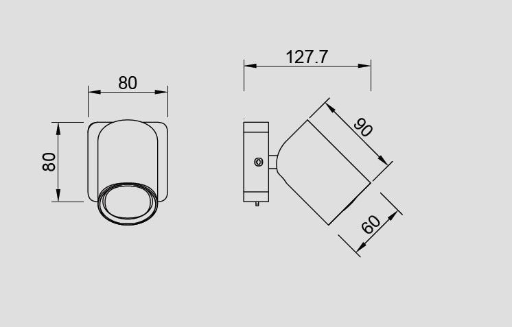 Aplica de perete cu intrerupator SALE