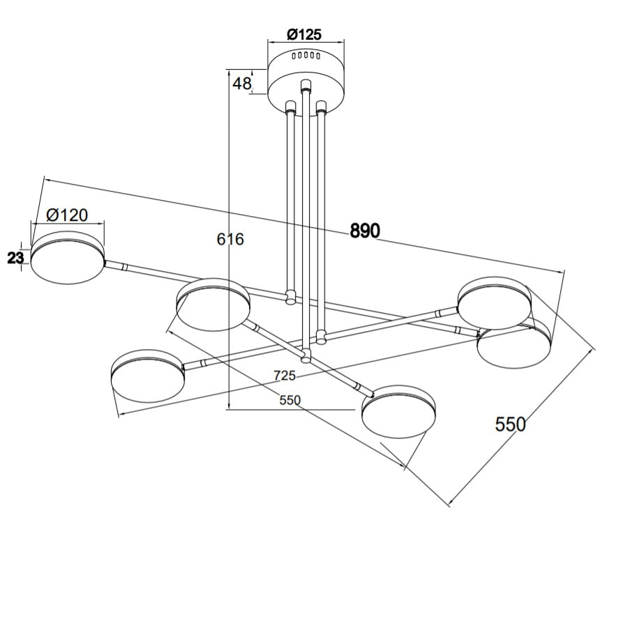 Lampă suspendată FAD 2
