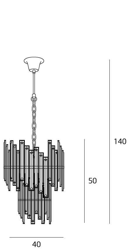 Lampă suspendată MONNA 40