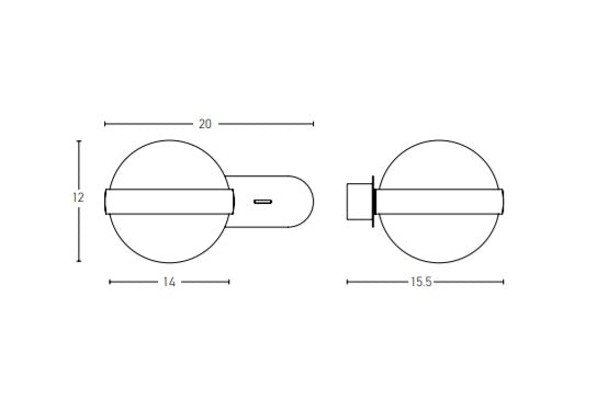 Aplica de perete EMIRA